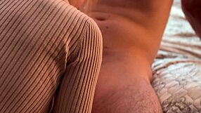 Apartment bent over doggystyle with athletic blonde russian neighbor