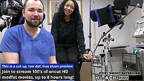 Sexual Deviant Yasmine Woods Mandatory Hitachi Orgasms Doctor Tampa!