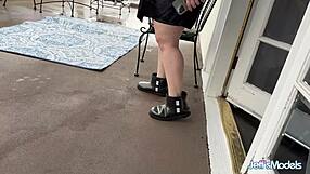 BTS Bunny de la Cruz Big Natural Tits Tease Post Workout Massage Big Ass Chubby Milf Sex Coming Soon