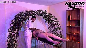 horny milf masturbates thinking of her masseuse?