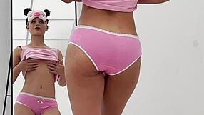 Torbe Creampies Hot Brazilian Pig Costume Brunette Dirty Cowgirl