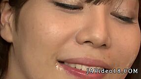 Karen Natsuhara delivers stunning blowjob and cumshot in uncensored naughty group JAV scene