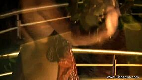 brunette bollywood cougar teases with slow erotic striptease