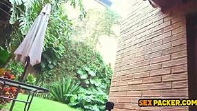 euro big cock doggystyles petite latina teen's tight asshole rough and deep