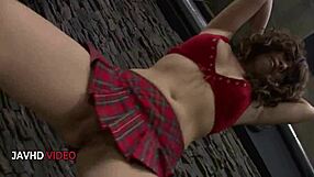 Sporty asian babe craves oral tits play to orgasm