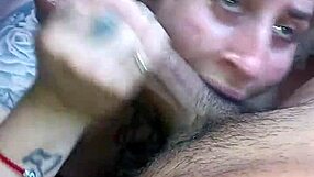 Intense Deepthroat Blowjob Swallows Thick Cum Load