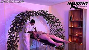 horny milf masturbates thinking of her masseuse?