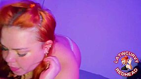 Kinky stepsister guzzles stepbro's cum then begs for rough pounding creampie