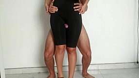 Stepsis Uses Her Sexy Legs To Jerk Me Off Perfectly In Homemade Fun