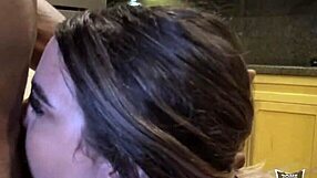 rome major tongues serenity taylor's wet pussy before creampie pounding