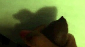 why does black shemale victoria stroke that massive black cock so hungrily?