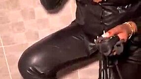 Nigerian lady takes full control over her submissive guy in a tense session.