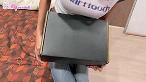 Delivery girl demands aggression on this moaning fuck doll!