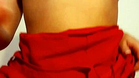 brunette teases on webcam