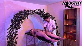 horny milf masturbates thinking of her masseuse?