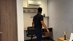 i never... uh... expected that hung black receptionist with thick bbc would fuck me so hard in hostel i begged for more!! - naty delgado