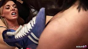 Blonde Big Tits Bombshell Nympho Seduces Old Guy Into Hard Femdom Roleplay Fuck