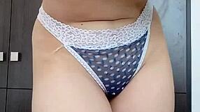 My college friends swear I'm still a virgin, but watch me flash my wet pussy outdoors!