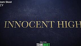 who wins the classroom deepthroat contest with skirts up and doggystyle?