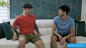 Horny busty milf Spencer Scott craves teen Diego Perez fat cock