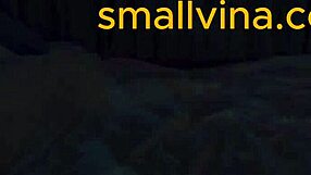 in her bedroom the cute petite asian teen model with big ass and small tits strips teasing her ripped clothes off slowly