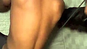 Nigerian lady takes full control over her submissive guy in a tense session.