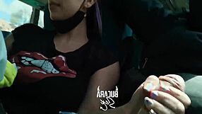 colombian stunner fucks stranger on crowded bus after free ride