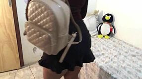 Sexy Student Comes Home to Give Wet Pussy