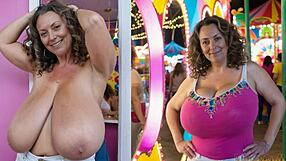 Mona Croft's classy big tits milf allure stirs deep mommy emotions