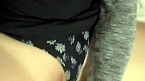 milf rips clothes for cucumber masturbation squirting explosion