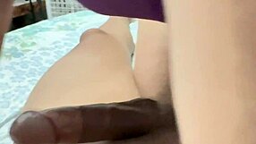 Redhead milf pays uber fare with big ass blowjob and creampie