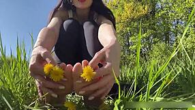 i spot hottie in forest and fuck her till cumshot explosion