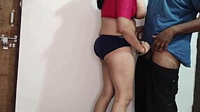 desi big tits maid sucks sahibs cock early morning then rides it hard