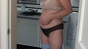 i love stripping slow while stepson watches and jerks his cock