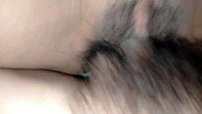 friend spreads pussy for deep creampie