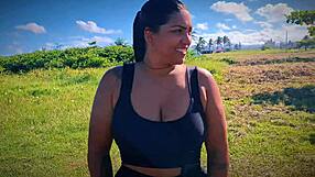 Lick Sweaty Armpit and Salty Pussy on Beach Quickie