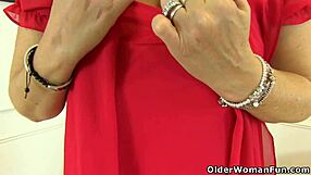 Fun with this older British granny in nylons part 38