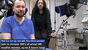 Sexual Deviant Yasmine Woods Mandatory Hitachi Orgasms Doctor Tampa!