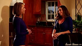 craving bigtit stepmom's pussy licked then fucked deep in taboo roleplay