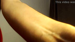 brunette teases on webcam