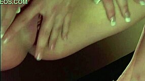 Lesbians licking wet pussies at private club show!