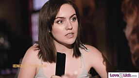 stepmom blindfolded while i secretly lick her wet pussy with friends