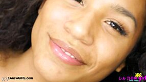 wanna see this brunette model strip her petite body for daddy's pov massage?