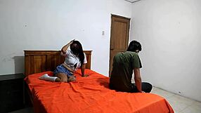 my cousin student gets so horny masturbating her wet pussy daily