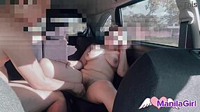 pinay celebrity milf begs for bbc quickie car sex
