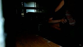 we sneaked downstairs and i took his cum deep inside my latina milf pussy