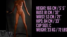 Perfect Silicone Fuck Doll Boasts Perky Fake Tits