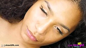 wanna see this brunette model strip her petite body for daddy's pov massage?