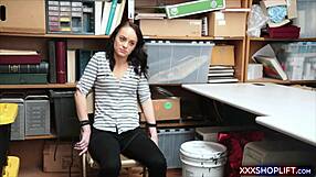 i nabbed cute shoplifter teen for officer pounding