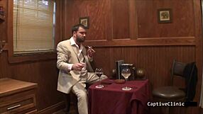 The Doctor's Deception - Aria Rose backstage with nurse gloves and heels.